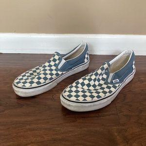 Vans slip on classic checkerboard size 9 mens